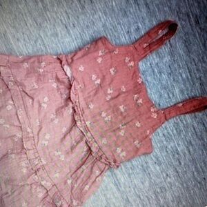 Comfortable cotton fabric for floral pattern girls sundress